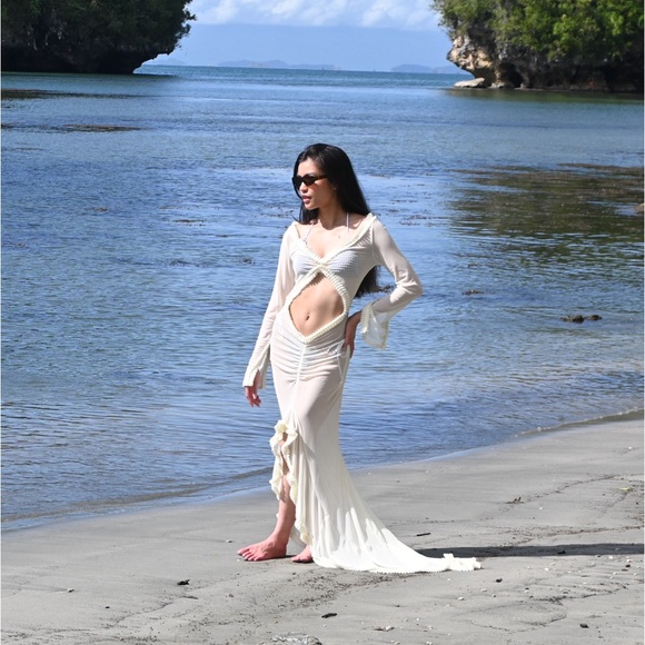 Mesh maxi dress - Picture 5 of 6